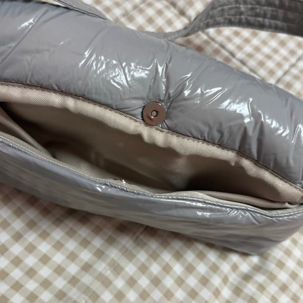 마뗑킴 패딩백 라이트그레이