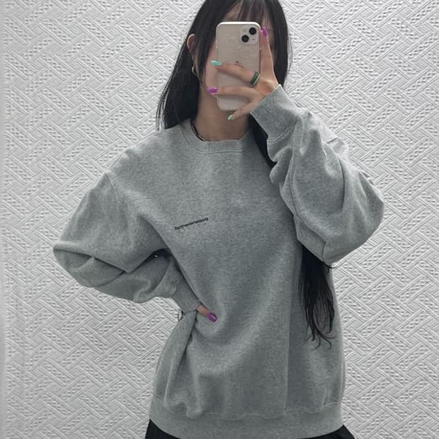 디스이즈네버댓 백로고 프린팅 스웻셔츠 맨투맨 XL C07326