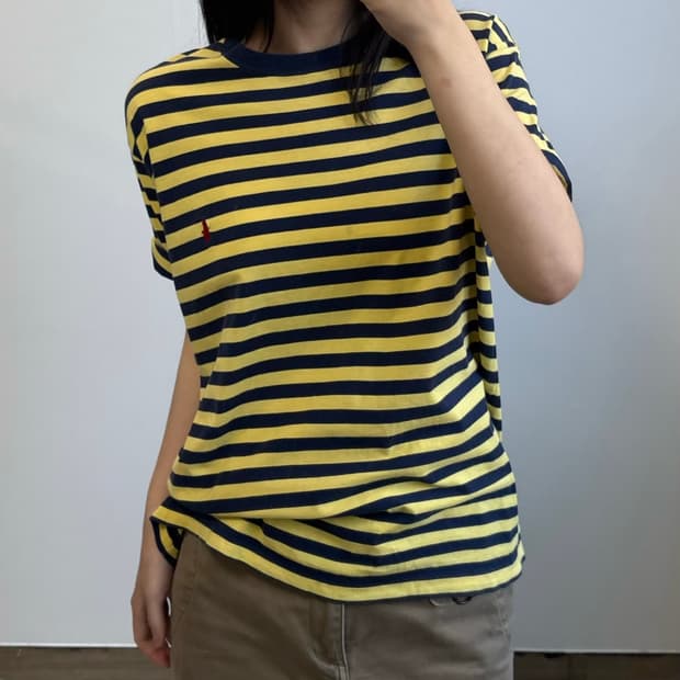 폴로 랄프로렌 스트라이프 반팔 티셔츠