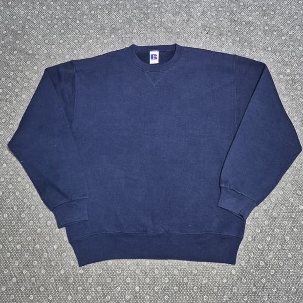 [M]90s MEXICO Made 러셀 네이비 스웻  -333