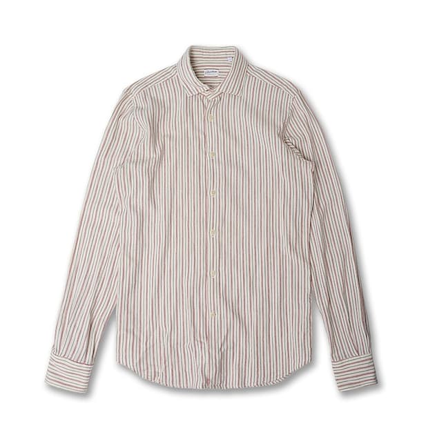 글랜셔츠 [Glanshirt]바움울레 알고돈 라나 빈티지 스트라이프 셔츠
