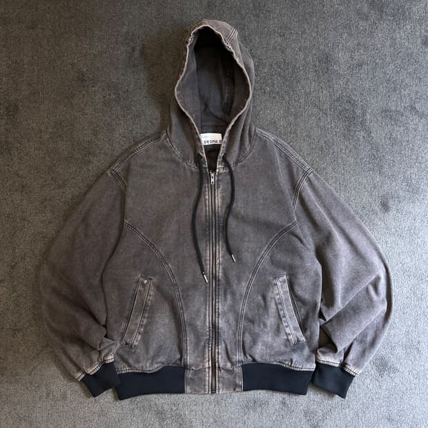 슈퍼서브 워싱 크롭 데님 자켓 [M]