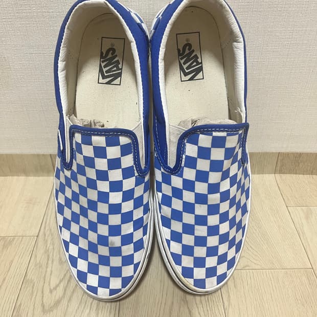 반스 체커보드 파란색