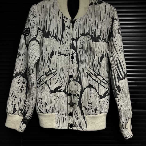 OPENING CEREMONY QUILTED JACQUARD JACKET