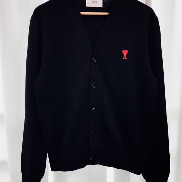 ((새상품)) 아미 메리노울 가디건