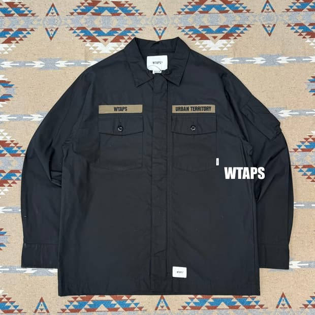 [2][M] 더블탭스 밀리터리 자켓 블랙