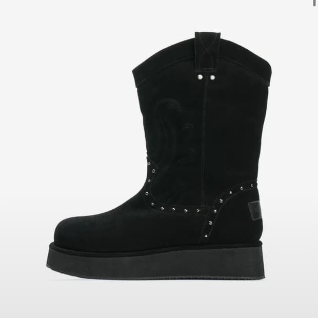 이크닉 오도어 WESTERN FUR BOOTS/BLACK 240사이즈