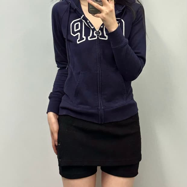 Gap 갭 네이비 후드집업