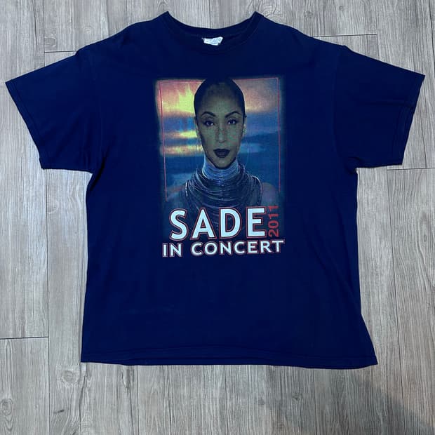 빈티지 샤데이 2011 콘서트 티셔츠 네이비