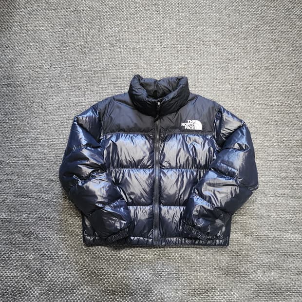 노스페이스 여성 눕시 하이브리드 볼 다운 패딩 85 S