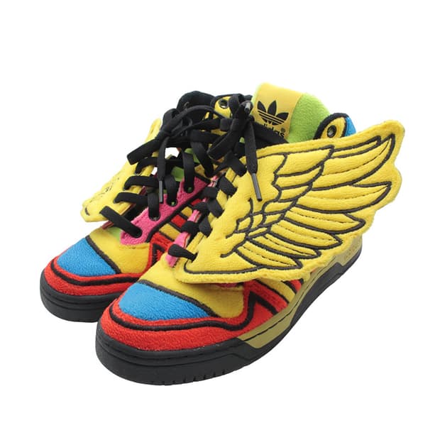 아디다스 X 제레미 스캇 레인보우 스니커즈 한정판 245