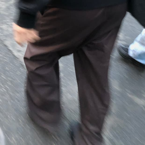 [Müdule] [013] pajama pants / Brown