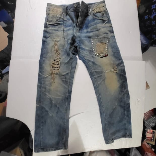 모스키노 블랙라벨 루즈핏 데님