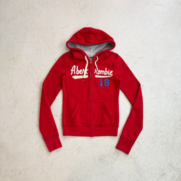 아베크롬비 빈티지 후드집업 자켓 XS