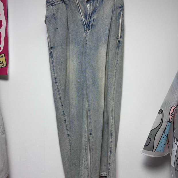 폴리테루 6pk 루즈드 데님 아이스블루