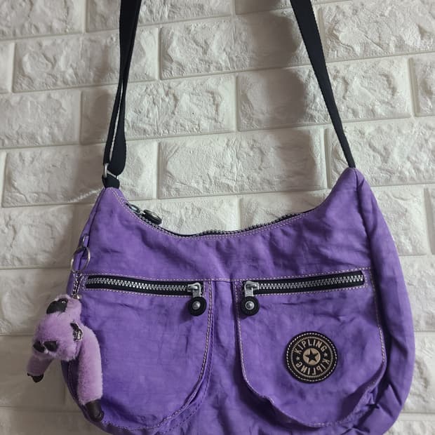 키플링 보라색 크로스백