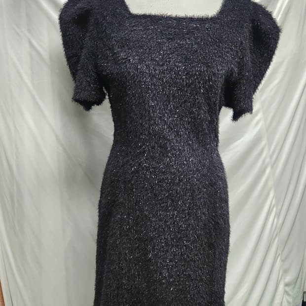 스페셜 에디션💎 글리터 샤기 미니드레스