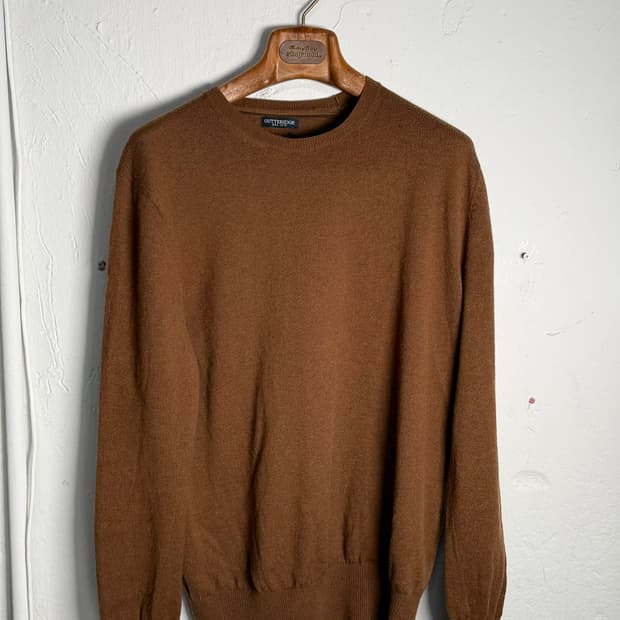 Gutteridge 1878 캐시미어 울 니트 L