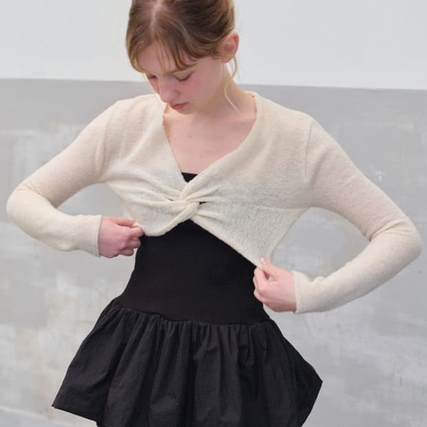 릴리코츠 Haffi Bolero Knit