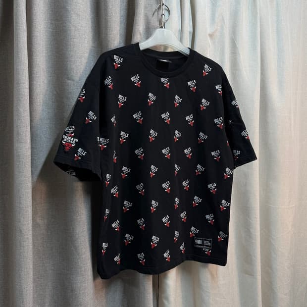 [XL] NBA 시카고 불스 올오버 반팔 티셔츠