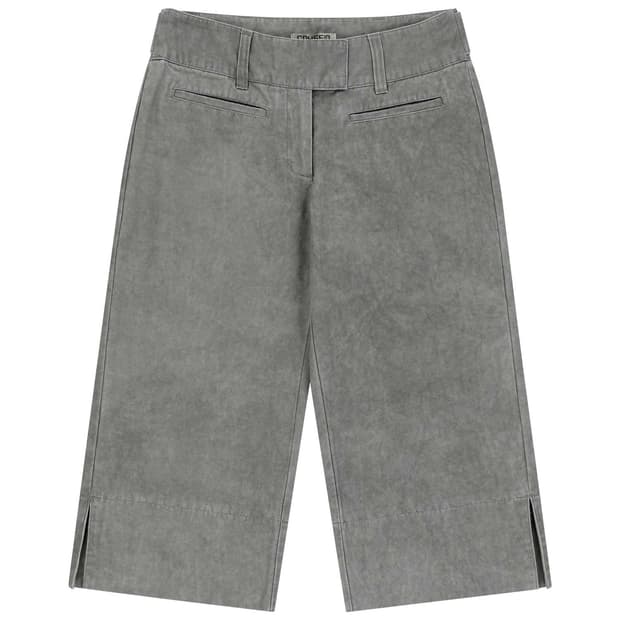 DOUBLE CAPRI PANTS LIGHT GR