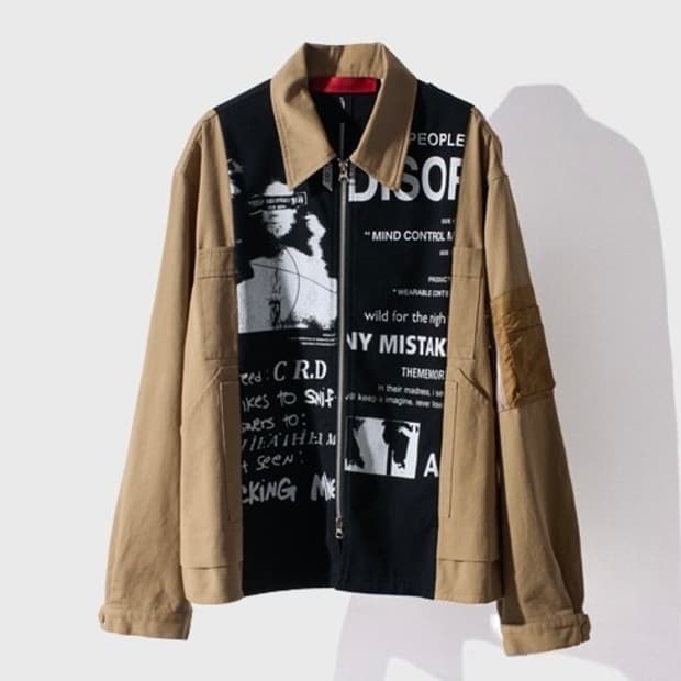 CORD 디바이드 리워크 자켓 블루종 코드