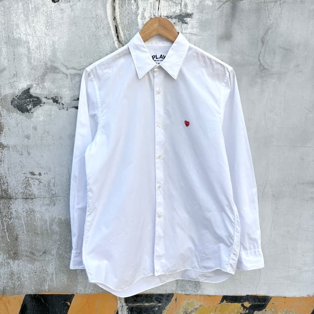 Comme des Garcons 꼼데가르송 흰색 셔츠