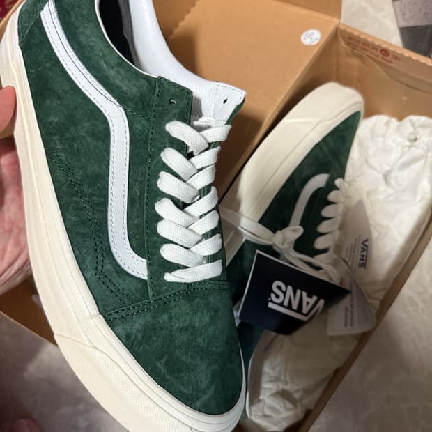 270사이즈 반스 애너하임 팩토리 피그스웨이드 그린