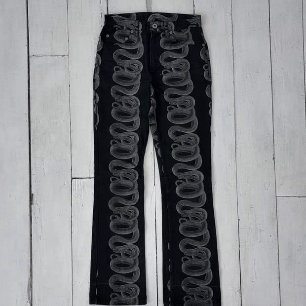 Hysteric Glamour 90s snake jeans