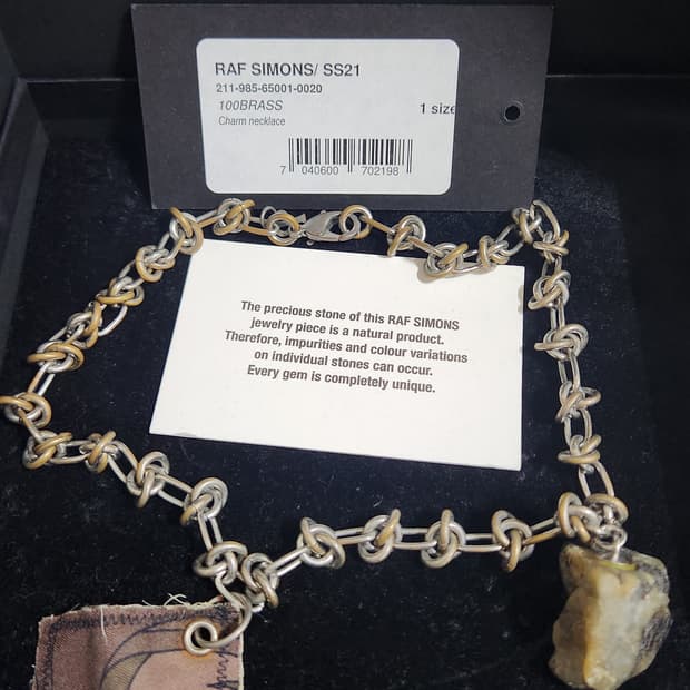 21ss 라프시몬스 참 목걸이