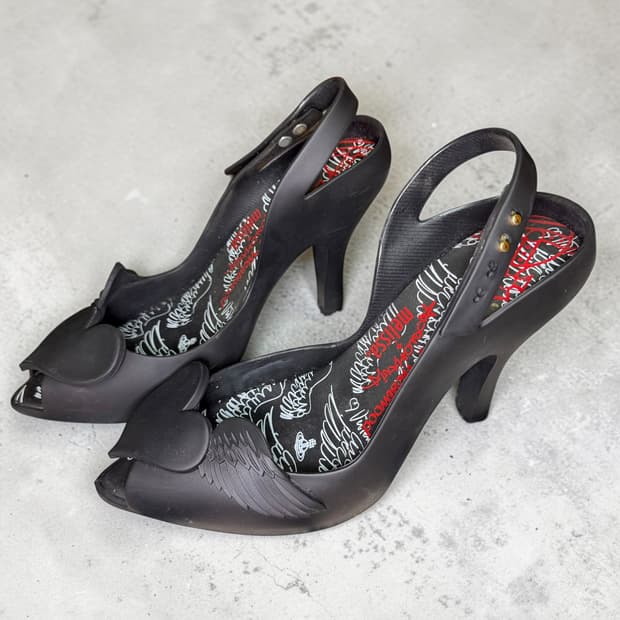 [정품] 비비안웨스트우드 x 멜리사 윙 하트 힐 (245~250)