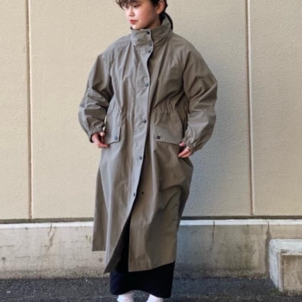 뷰티앤유스 나일론 후드 코트