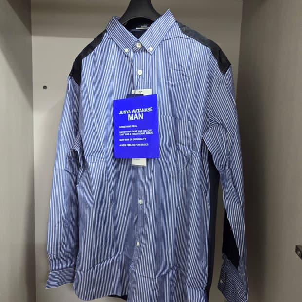 준야와타나베 카모 블루셔츠 xl 