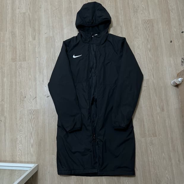 나이키 스우시 후드 경량 롱패딩 S/90 