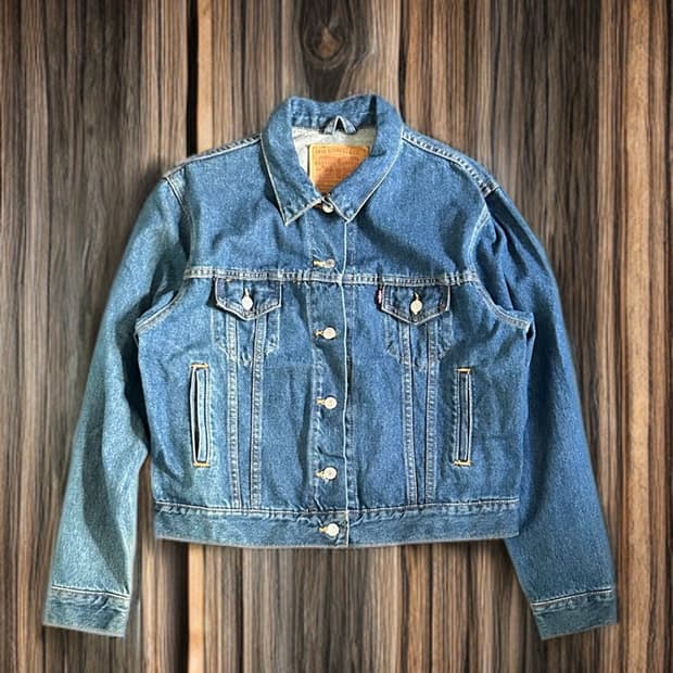 90~00s 리바이스 데님자켓 Made in USA