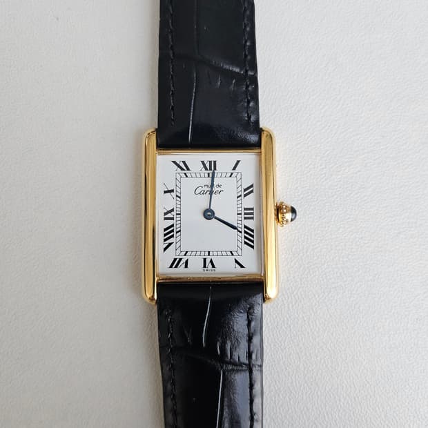까르띠에 빈티지 탱크머스트 라지