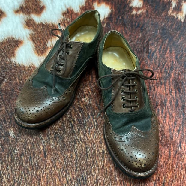 [39] Berwick 버윅 그린 브라운 브로그 윙팁 로퍼