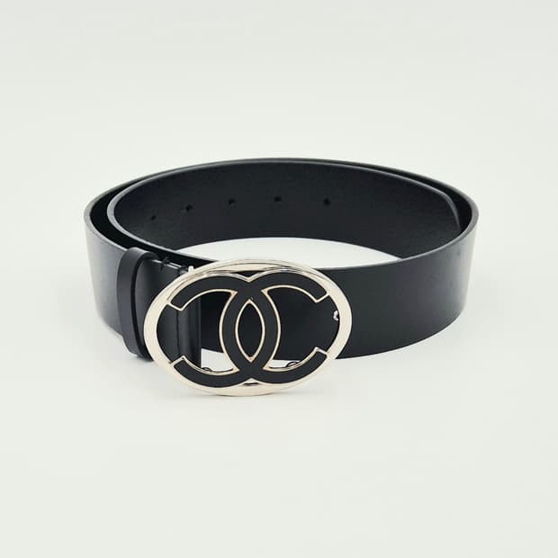 샤넬 CC 로고 버클 레더 벨트