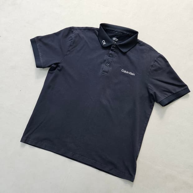 2XL 켈빈클라인 카라 반팔 티셔츠 0409Y