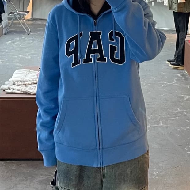 갭 로고 후드 집업 H1506