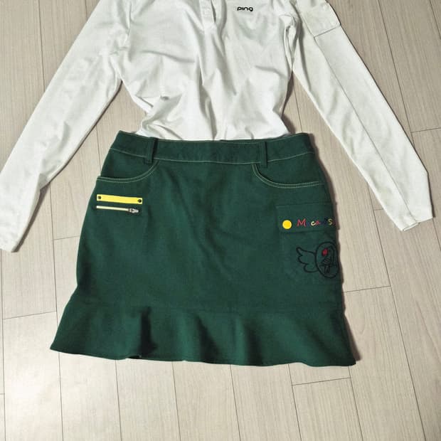 [Macaw Sports] 마코 스포츠 여성 골프 큐롯 스커트 (딥그린)