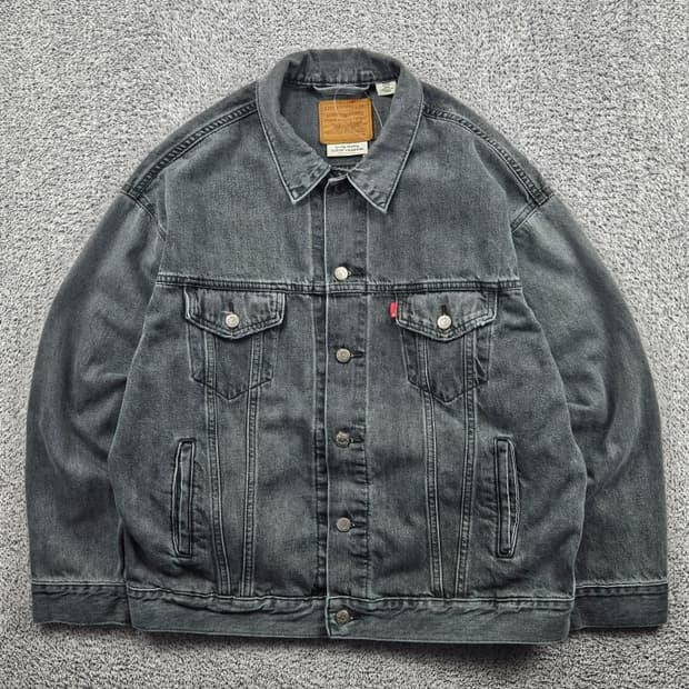 리바이스 그레이 데님 트러커 자켓 ( M ) / 11582