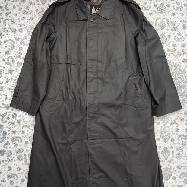 런던포그 진브라운 롱 트렌치 코트 (105-108)