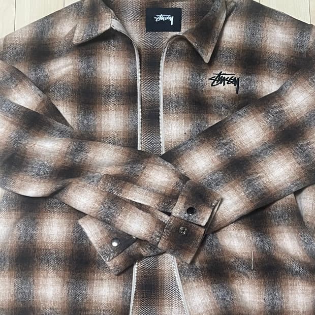 스투시 짐 셔츠 brown
