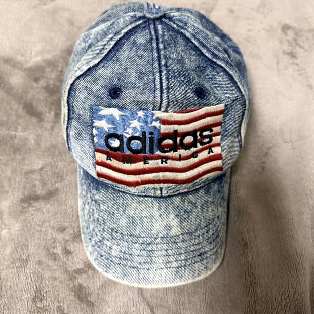 아디다스 빈티지 데님 볼캡