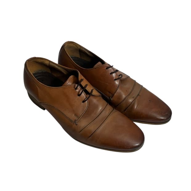 Vintage  클래식 브라운 레더 더비 255
