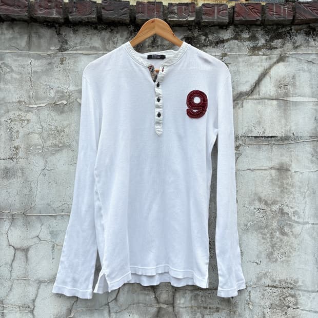 Burberry 버버리 골지 헨리넥 롱슬리브