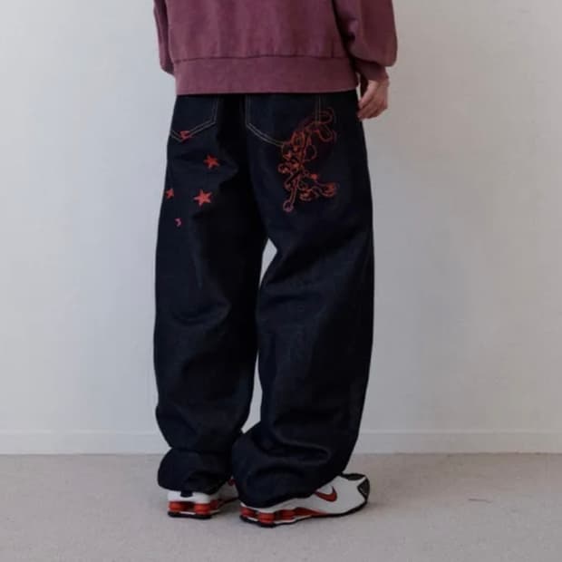 리트리버클럽 토끼 데님팬츠 