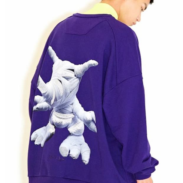 105) 준지x아딜 코뿔소 오버 맨투맨 