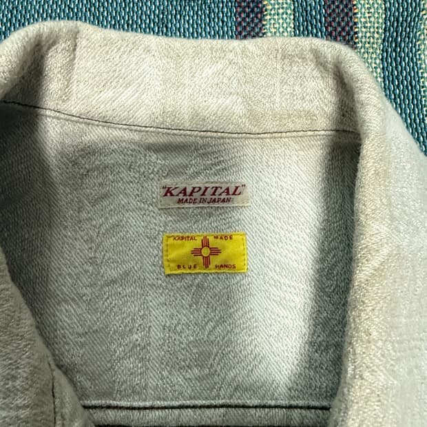 Kapital 캐피탈 패더데님자켓 아이보리